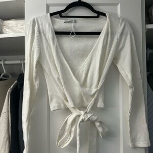 Zara wrap style top